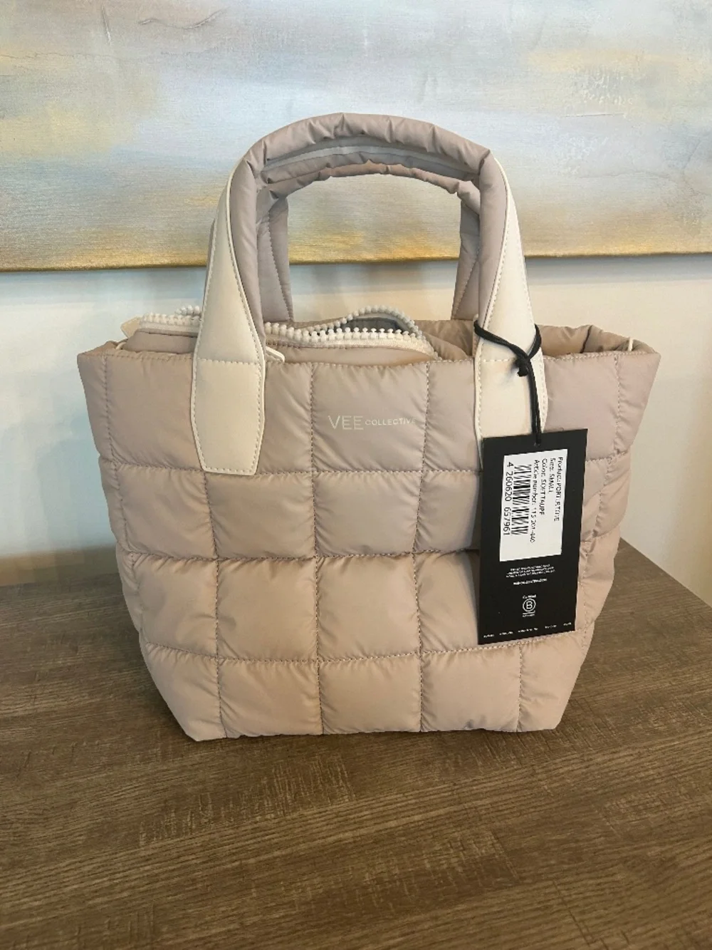 Vee Collective Porter Small Quilted Tote Bag